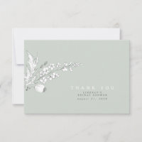 Flores Selvagens desenhadas manualmente Obrigado