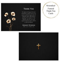 Flores Selvagens Douradas e Creme Funeral Católico