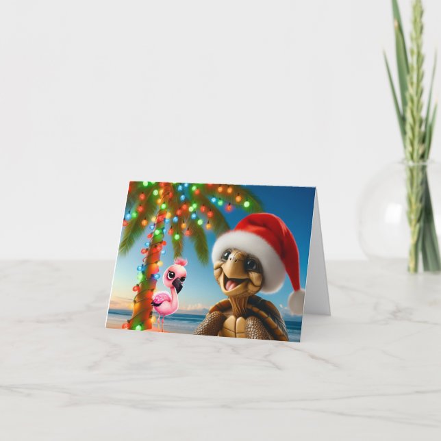 CARTÃO DE AGRADECIMENTO FLORIDA CHRISTMAS CARD (Frente)