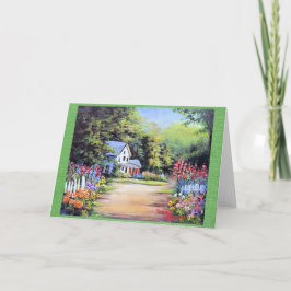 Cartão De Agradecimento FLOWER LANE Country Home on dirpath