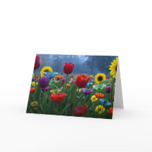 Flowers like glass in colors and shapes