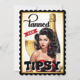 Cartão De Agradecimento Fofa, Bronzeada e Alegrete Pin-up