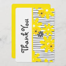 Cartão de Agradecimento Fofo Nota de Agradecimento