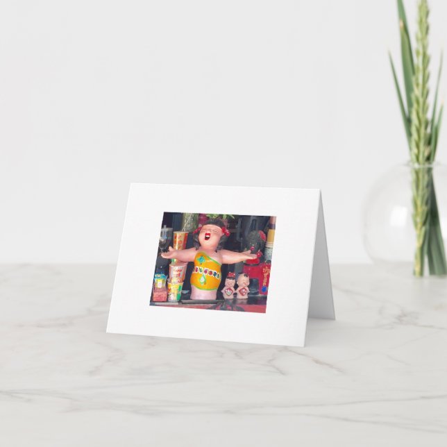 Cartão De Agradecimento Folded Birthday Card (Frente)