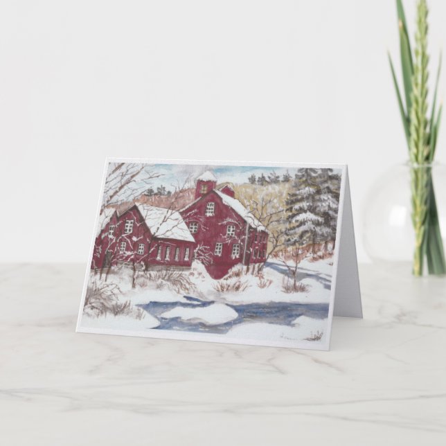 Cartão De Agradecimento Folded  Card (Frente)