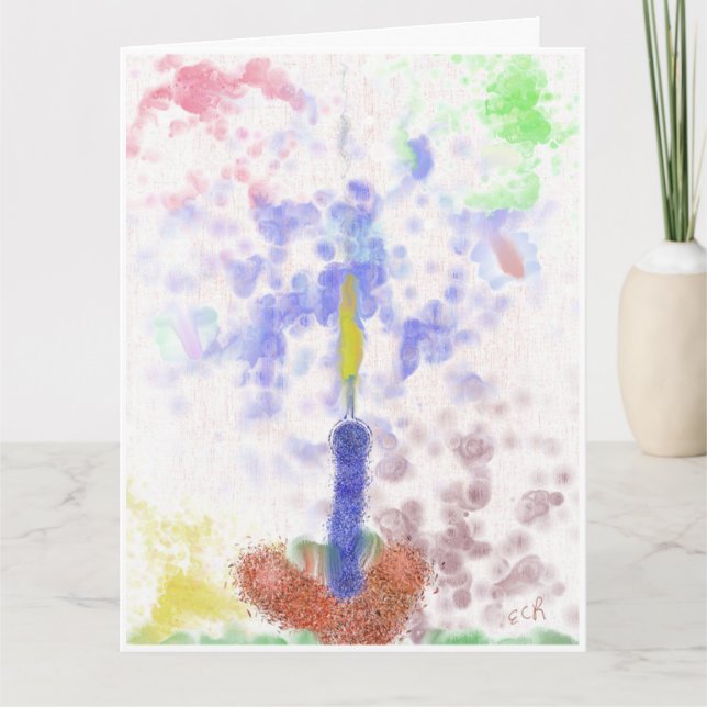 Cartão De Agradecimento Folded Thank You Card (Frente)