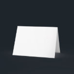 Cartão De Agradecimento Folded Thank You Card<br><div class="desc">Create your own white personalizable, minimalist style which can be easily updated with your Photo and text. If you need any help personalizing this product, please contact me using the message button below and I will be happy to help.</div>