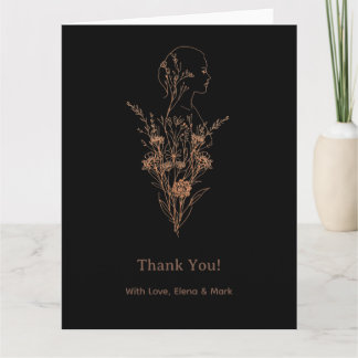 Cartão De Agradecimento Folded Thank You Card