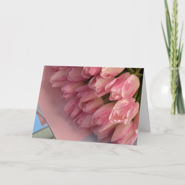 Cartão De Agradecimento Folded Thank You Card (Frente)