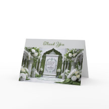 Folded Thank You Card Personalised _Islamic