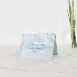 Cartão De Agradecimento Folhas Tropicais Elegantes Modernas