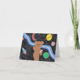 Cartão De Agradecimento Fora deste Mundo - Arte Infantil para CHOC