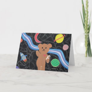 Cartão De Agradecimento Fora deste mundo - KidsArt para CHOC