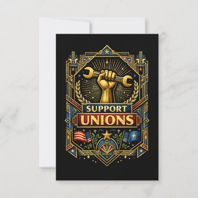 Cartão De Agradecimento Força na Solidariedade (Frente)