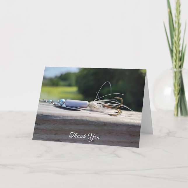 Cartão De Agradecimento Forgetten Fly Fishing (Frente)