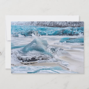 Cartão De Agradecimento Formações de Gelo no Glaciar