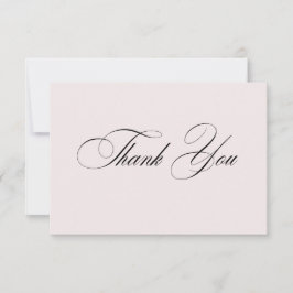 Cartão De Agradecimento Formal Elegant Thank You Card