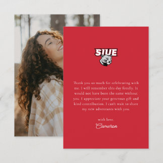 Cartão De Agradecimento Formatura da SIUE