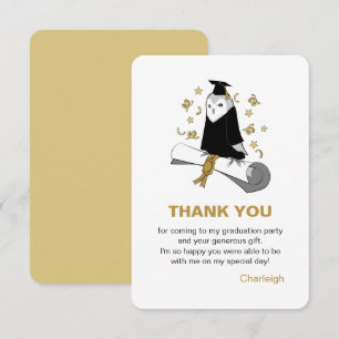 Cartão De Agradecimento Formatura na Pré-Escola / Jardim de Infância Obrig