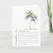 Foto Chic Minimal Palm Trees Tropicais De Casament