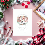 Cartão De Agradecimento Foto da Bachelorette do Clube Social Pensado em Es<br><div class="desc">Diga obrigado a você em estilo com este obrigado de solteira com tema de esqui-chic - você tem uma elegante ilustração de amigos em rosa sobre esquis cercados por florais. O verso inclui um espaço e espaço personalizáveis para fotos, para uma mensagem sincera, fazer que seja perfeito para os hóspedes....</div>