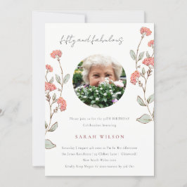 Cartão De Agradecimento Foto da Frota Rosa, Cinzenta Foto 50º Aniversário 