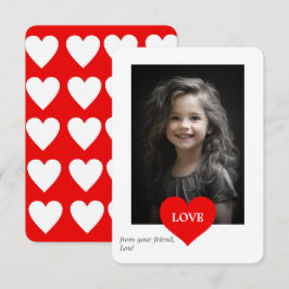 Cartão De Agradecimento Foto da Sala de Aula do Coração de Amor no Dia dos