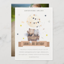 Foto De Aniversário De Crianças De Balões De Ar Qu