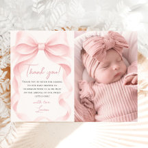 Foto de Bebê Menina com Laço Rosa