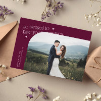Foto de casamento cranberry tão abençoado