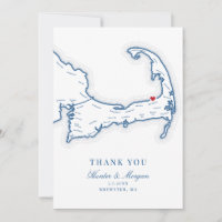 Foto de Casamento do Mapa do Cabo Cod do Brewster 