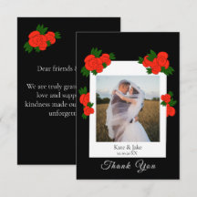 Foto de Casamento Personalizada com Rosas Vermelha