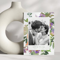 Foto de Mensagem Personalizada de Casamento Floral