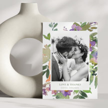 Foto de Mensagem Personalizada de Casamento Floral