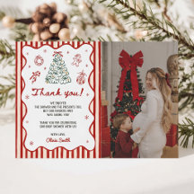 Foto do Chá de Bebê de Natal com Red Stripe