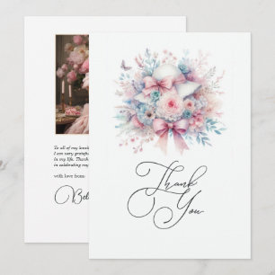 Cartão De Agradecimento Foto do Chá de panela de Rico de Amor