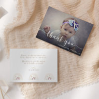 Foto do Primeiro Aniversário do Script Elegante Mo