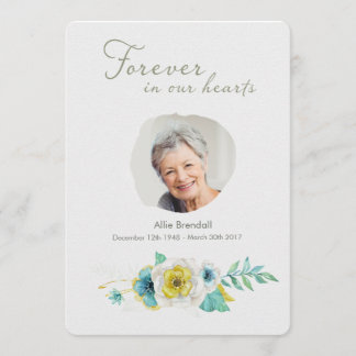Cartão De Agradecimento Foto Floral De Turquesa Dourada De Água Obrigado