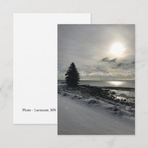 Cartão De Agradecimento Foto Larsmont Minnesota Lake Superior