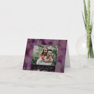 Cartão De Agradecimento Foto Obrigado do Dentro Vazio Casal