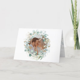 Cartão De Agradecimento Foto Personalizada De Casamento Judaico Chuppah