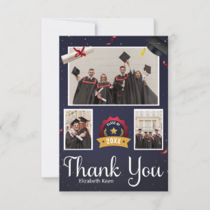 Cartão De Agradecimento Foto personalizada de gradação