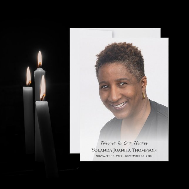 Cartão De Agradecimento Foto Personalizada Elegante Para Sempre Em Nosso F (Criador carregado)