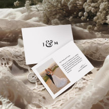 Foto Simples com Casamento de Monograma