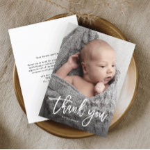 Foto simples de bebê manuscrita