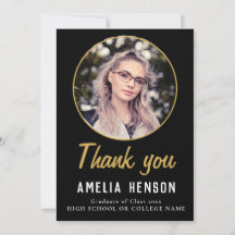 Foto Simples de Graduado Negro Formatura