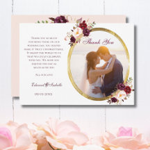 Fotos de Casal Florais Rosa e Borgonha Glamourosas