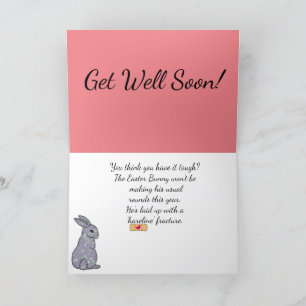 Cartão De Agradecimento Fratura "Hare-Line"