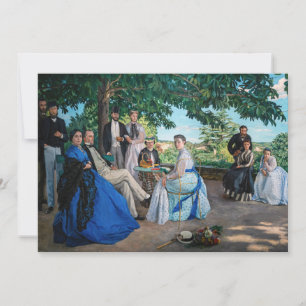 Cartão De Agradecimento Frédéric Bazille - A Reunião de Família
