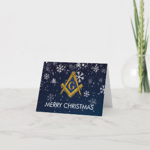 Cartão De Agradecimento Freemason Masonic Mason Freemason Christmas